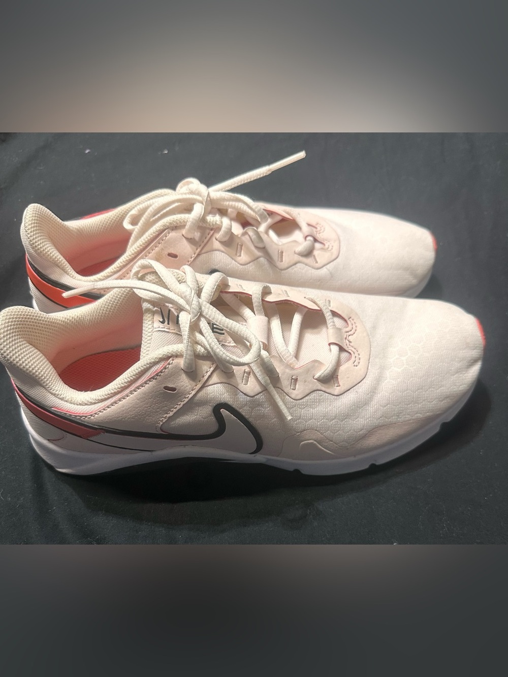 Nike Women's Light Pink Lace-Up Athletic Sneakers